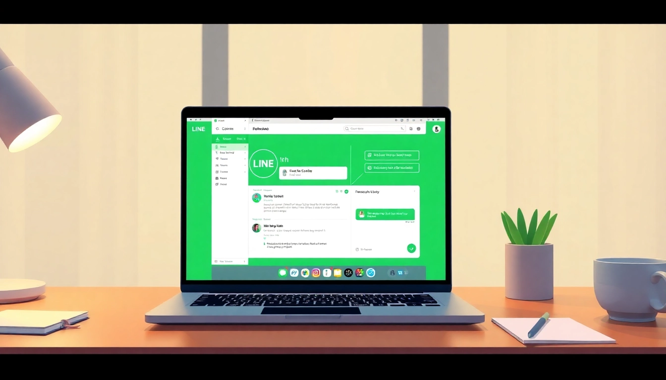 Download the LINE desktop application (line电脑版下载) on your laptop for seamless communication.
