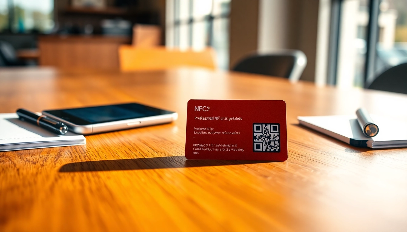 Showcase the reviewcardsgoogle NFC review card with positive customer feedback displayed on a smartphone.