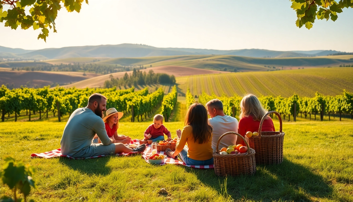 Explore Clarksburg's scenic vineyards while enjoying a family picnic in the sun.