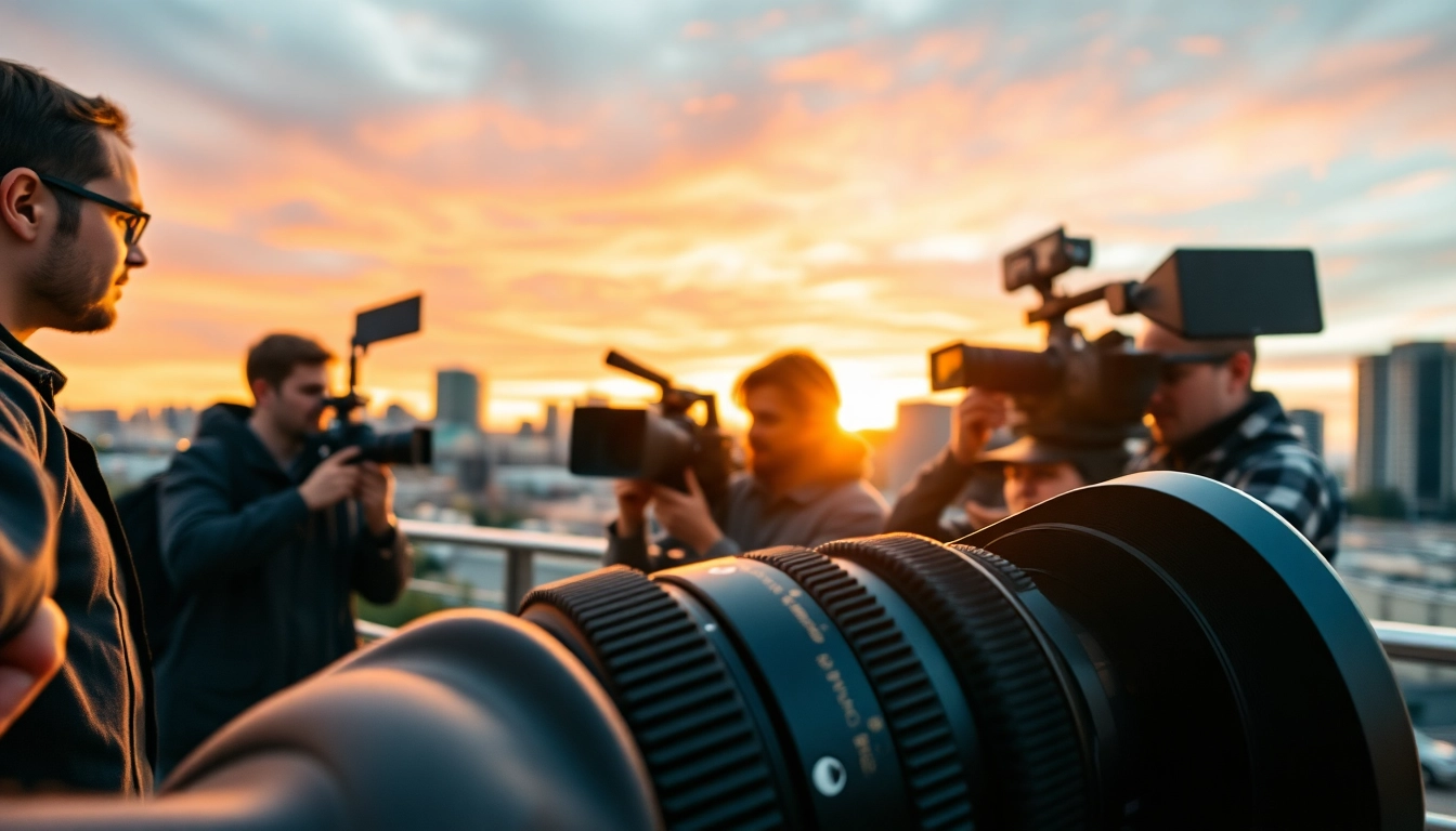 Dynamic video production team showcasing expertise in video production edmonton