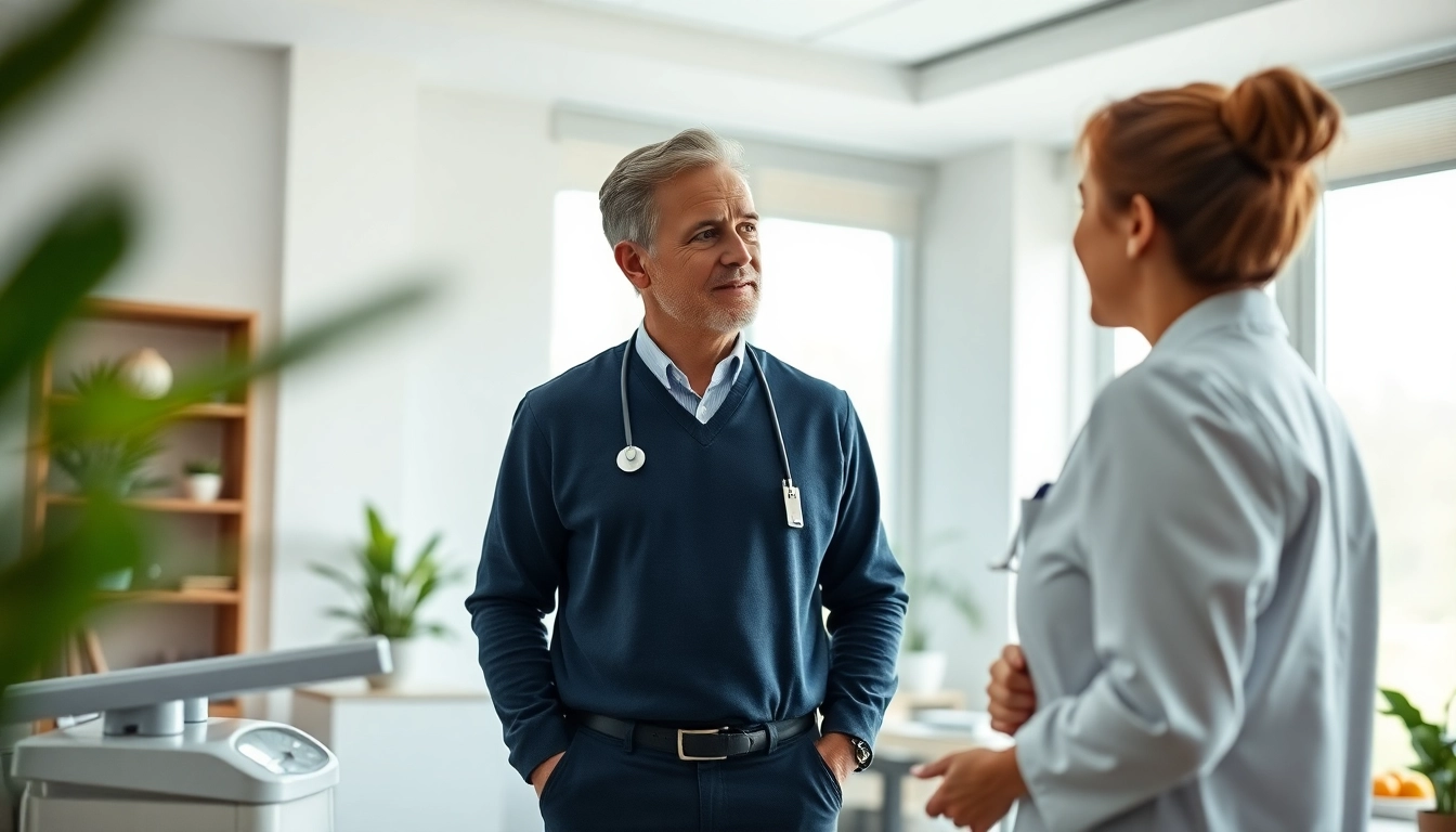 Enhancing medical assisted weight loss guidance in a warm clinic atmosphere.