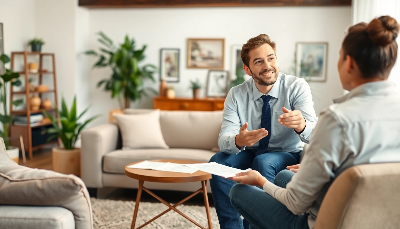Capture the essence of selling a house fast in OKC with a welcoming home buyer consultation.