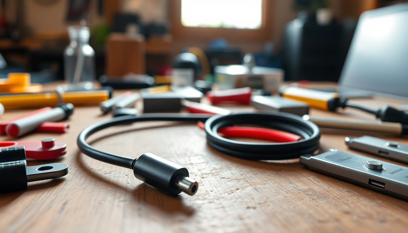 Showcasing the Starlink mini 12v cable with tools, highlighting its premium features and application.