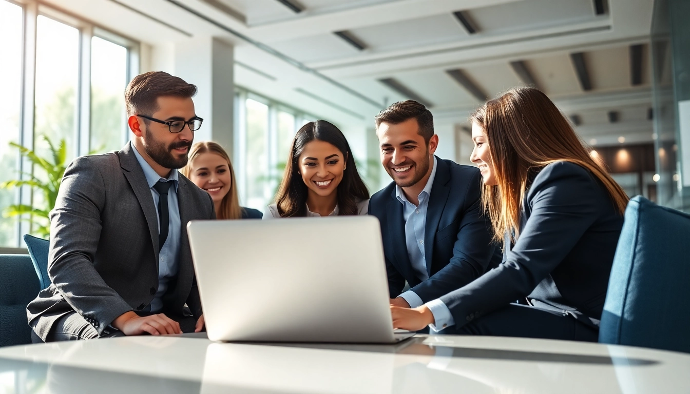 Headhunter Osnabrück berät erfolgreich Kunden in einem modernen Büro.