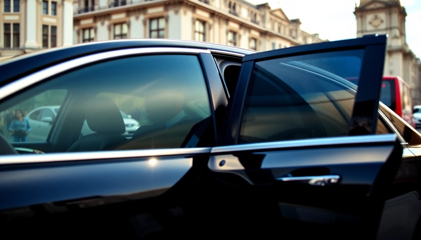 Experience premier chauffeur service london with a professional chauffeur at a luxury vehicle in London.