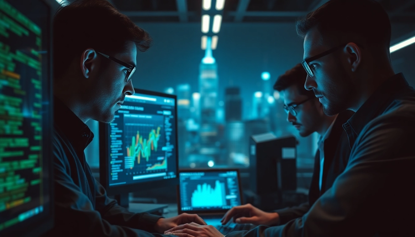 AI security testing session focusing on vulnerabilities with cybersecurity experts in a tech environment.