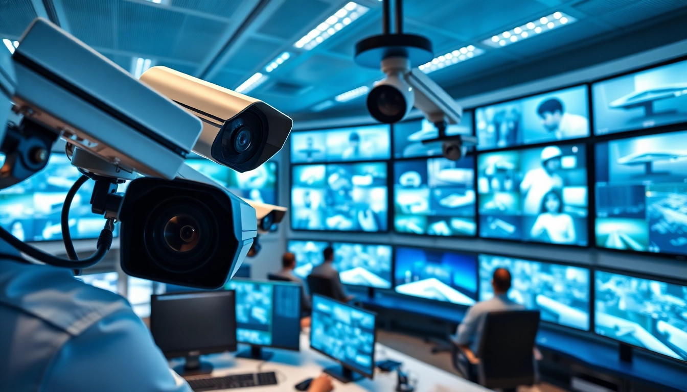 Enhancing security with CCTV & Remote Monitoring in a professional control room.