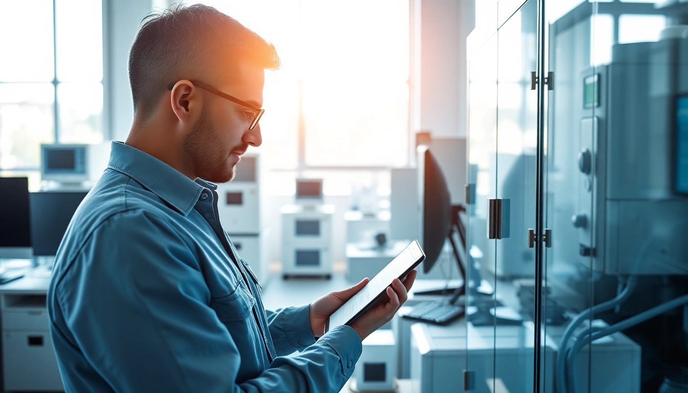 Inspect assets during Fixed Assets Verification in a professional office environment.